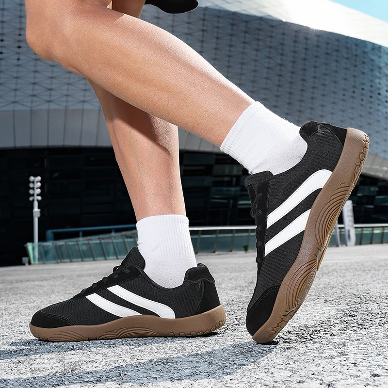 Effortless Canvas Fashion Sneaker for Women with Lace Up Contrast Stripe Gum Sole Casual Style