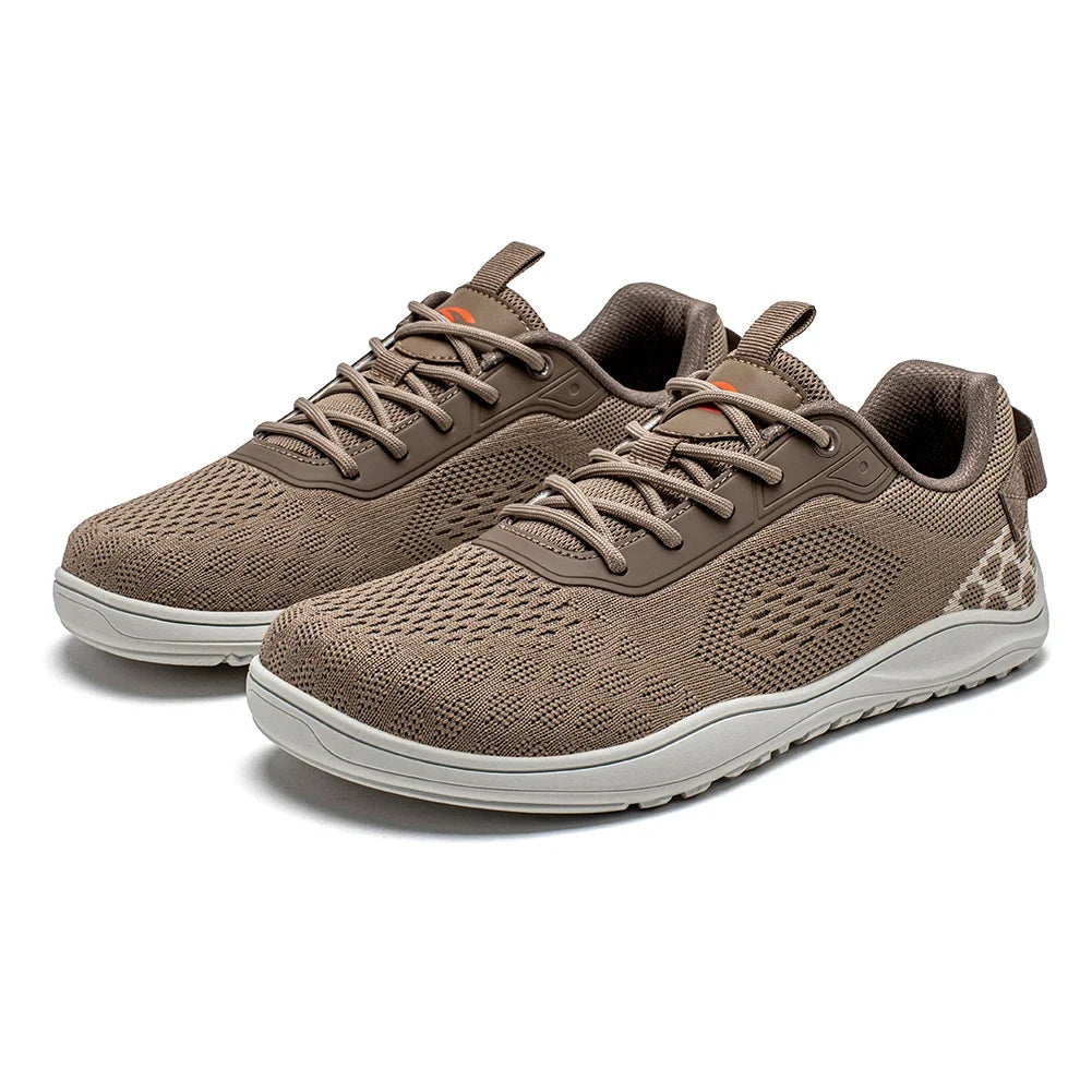 Comfortable Knit Mesh Sneaker for Women with Lace Up Cushioned Breathable Athletic Style