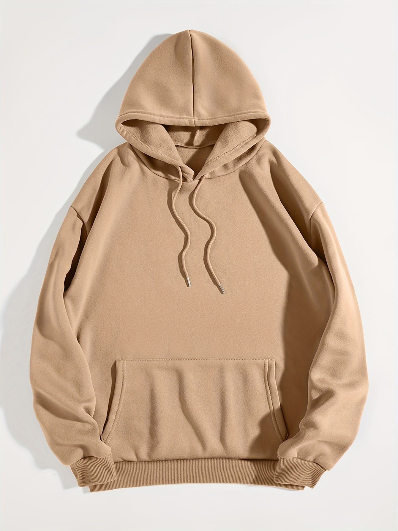 Comfortable Fleece Hoodie for Women with Drawstring Hood Long Sleeve Kangaroo Pocket Oversized Style