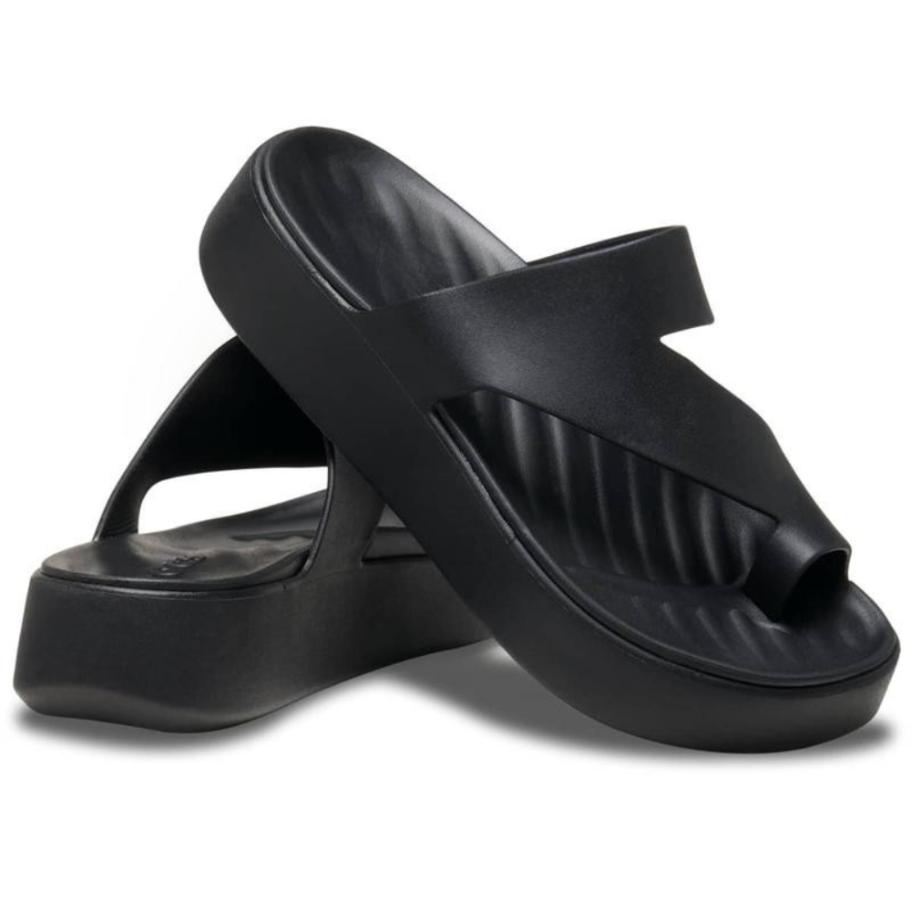 Comfortable Platform Sandals for Women with Cutout Wide Band Foam Slide Waterproof Style