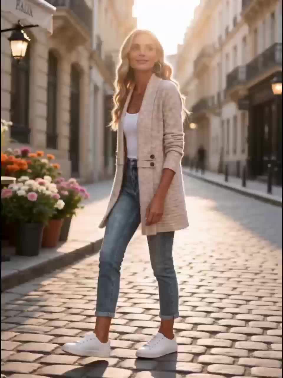 Comfortable Ribbed Cardigan Sweater for Women with Shawl Collar Long Sleeve Button Tab Oversized Knit Style