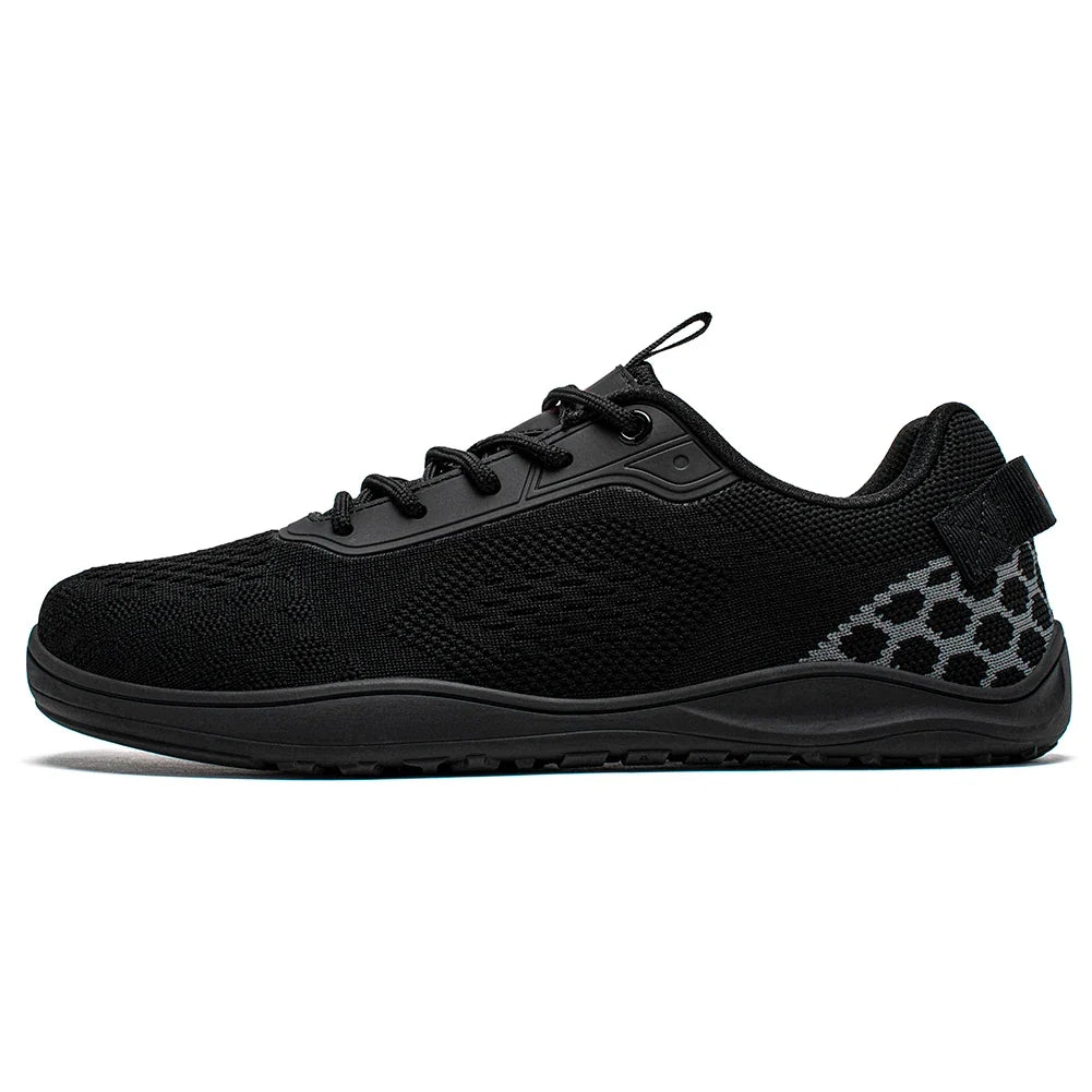Comfortable Knit Mesh Sneaker for Women with Lace Up Cushioned Breathable Athletic Style