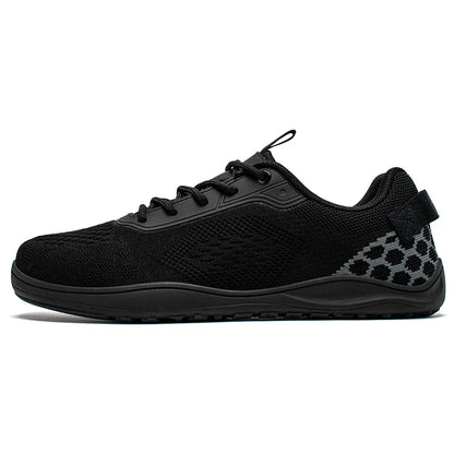 Comfortable Knit Mesh Sneaker for Women with Lace Up Cushioned Breathable Athletic Style