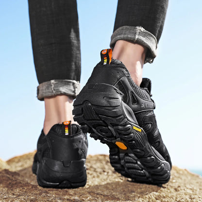 Effortless Suede Hiking Shoe for Women with Lace Up Closure Reinforced Toe Rugged Outdoor Style