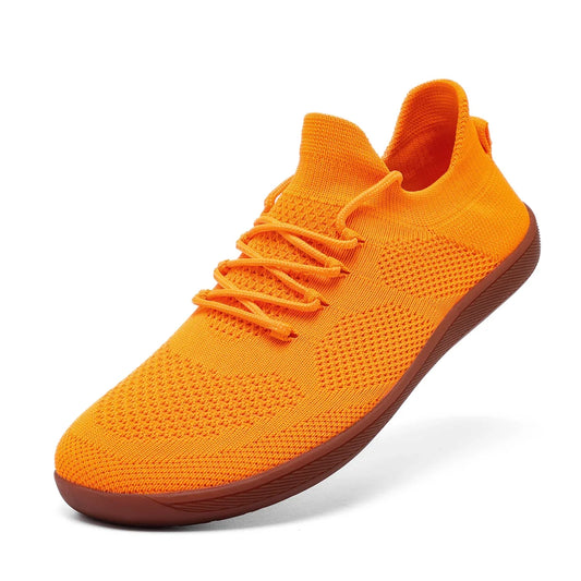 Comfortable Knit Sneaker for Women with Lace Up Sock Silhouette Breathable Athletic Style