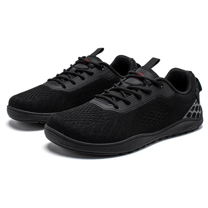 Comfortable Knit Mesh Sneaker for Women with Lace Up Cushioned Breathable Athletic Style