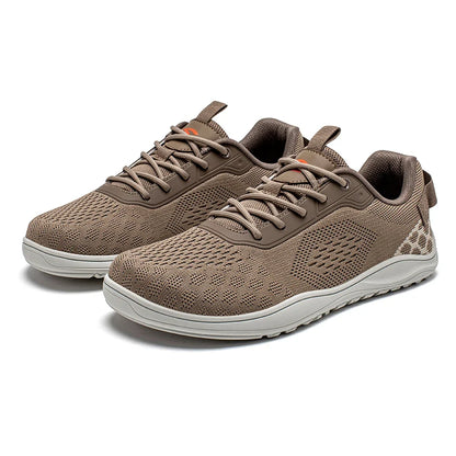 Comfortable Knit Mesh Sneaker for Women with Lace Up Cushioned Breathable Athletic Style