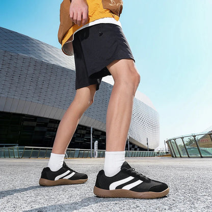Effortless Canvas Fashion Sneaker for Women with Lace Up Contrast Stripe Gum Sole Casual Style