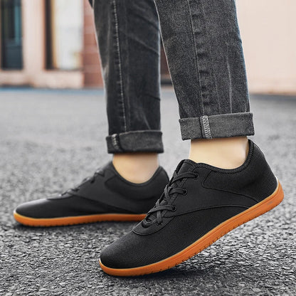 Effortless Mesh Knit Sneaker for Women with Lace Up Round Toe Rubber Sole Casual Style