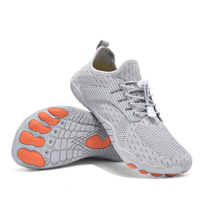 Comfortable Knit Mesh Fashion Sneakers for Women with Lace Up Toggle Flexible Sole Athletic Style