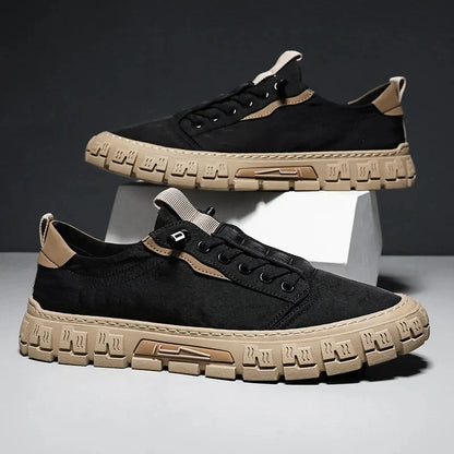 Comfortable Suede Sneaker for Women with Lace Up Low Top Chunky Sole Casual Style