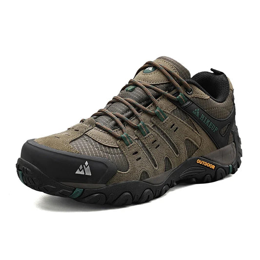 Effortless Suede Hiking Shoe for Women with Lace Up Closure Reinforced Toe Rugged Outdoor Style