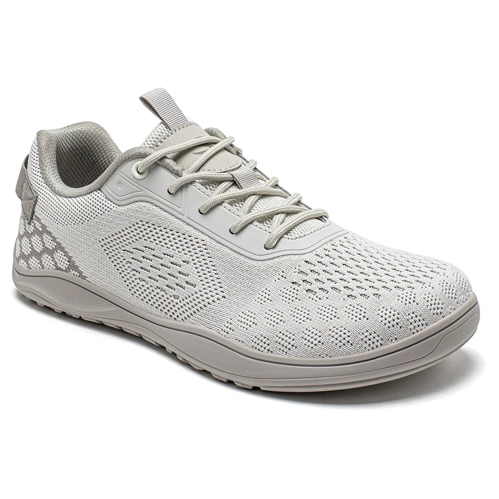 Comfortable Knit Mesh Sneaker for Women with Lace Up Cushioned Breathable Athletic Style