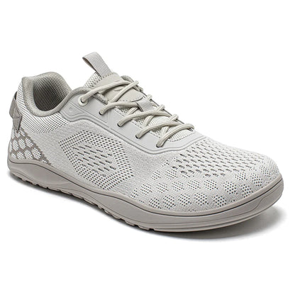 Comfortable Knit Mesh Sneaker for Women with Lace Up Cushioned Breathable Athletic Style