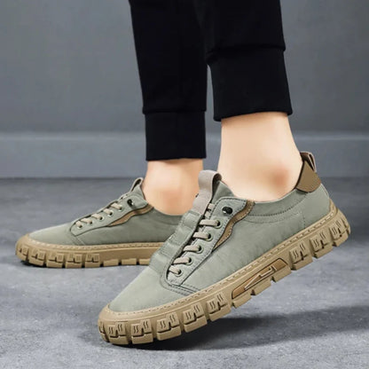 Comfortable Suede Sneaker for Women with Lace Up Low Top Chunky Sole Casual Style