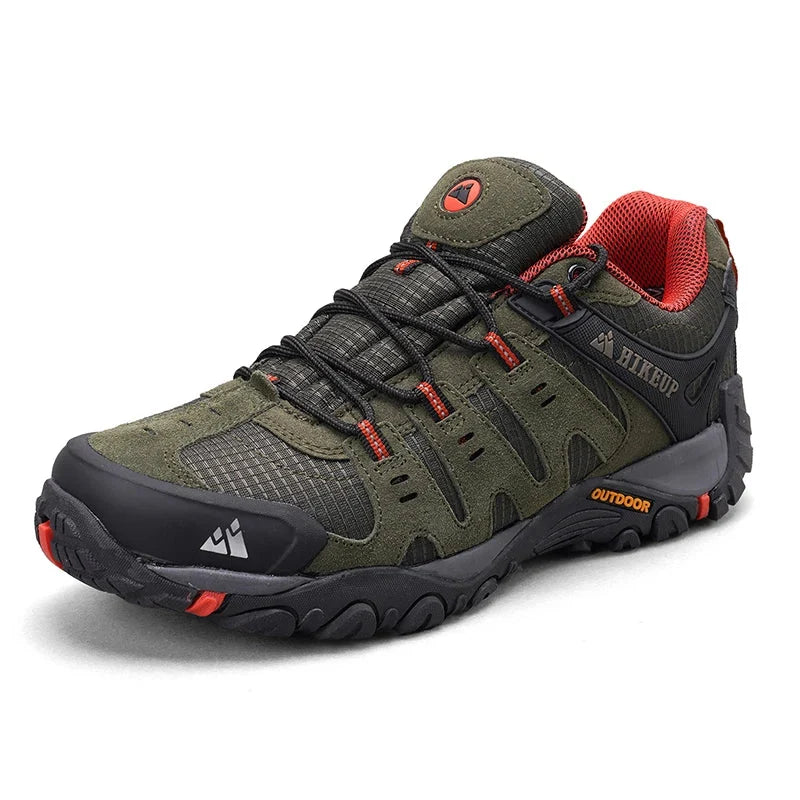 Effortless Suede Hiking Shoe for Women with Lace Up Closure Reinforced Toe Rugged Outdoor Style