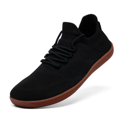 Comfortable Knit Sneaker for Women with Lace Up Sock Silhouette Breathable Athletic Style