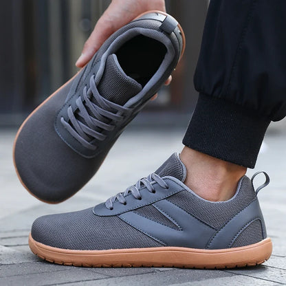 Effortless Mesh Fashion Sneaker for Women with Lace Up Cushioned Sole Casual Style