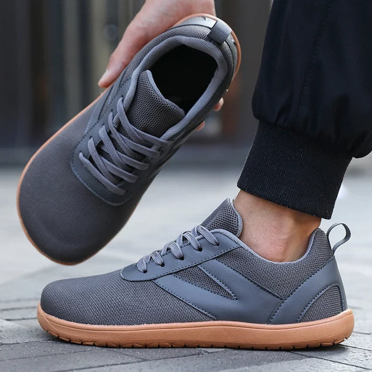 Effortless Mesh Fashion Sneaker for Women with Lace Up Cushioned Sole Casual Style
