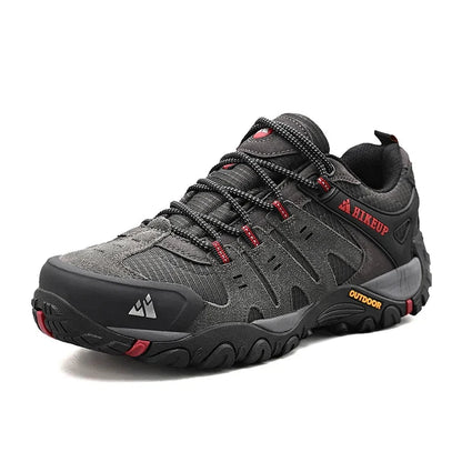 Effortless Suede Hiking Shoe for Women with Lace Up Closure Reinforced Toe Rugged Outdoor Style