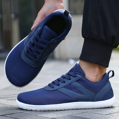 Effortless Mesh Fashion Sneaker for Women with Lace Up Cushioned Sole Casual Style