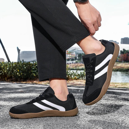 Effortless Canvas Fashion Sneaker for Women with Lace Up Contrast Stripe Gum Sole Casual Style