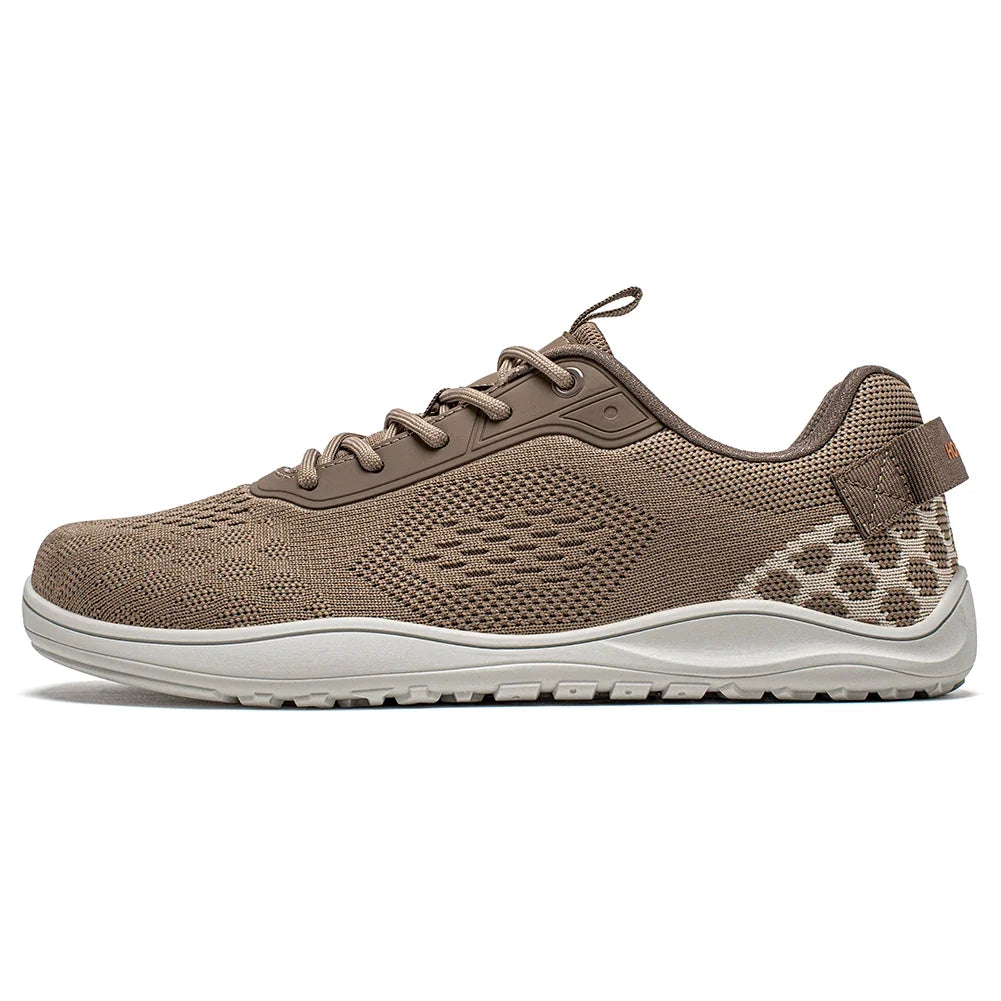 Comfortable Knit Mesh Sneaker for Women with Lace Up Cushioned Breathable Athletic Style