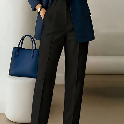 Effortless Wide Leg Pants for Women with High Waist Pleated Front Tailored Relaxed Style