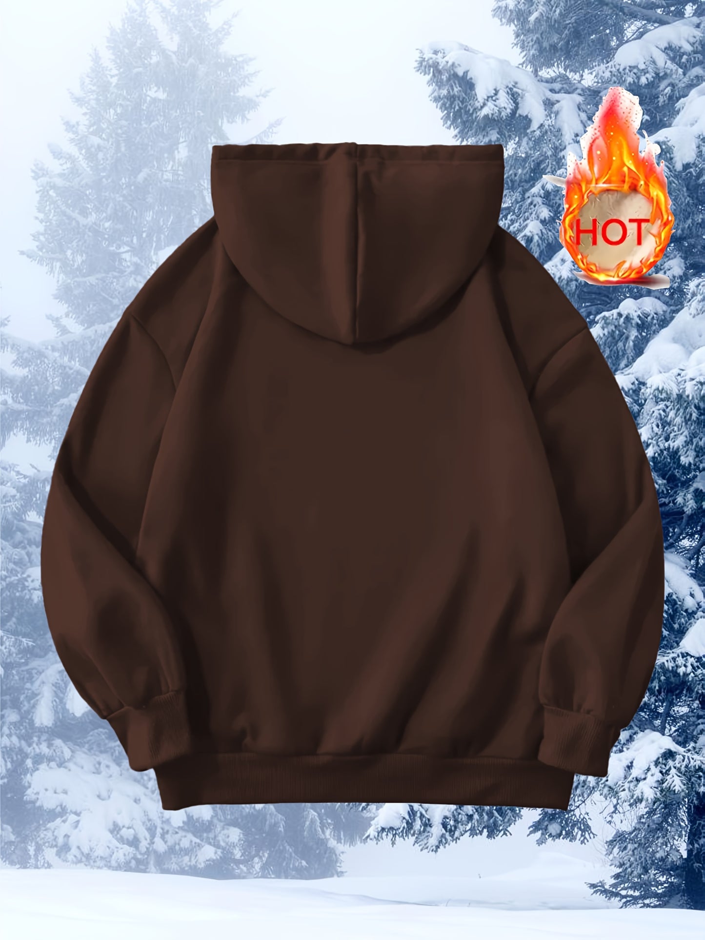 Comfortable Sherpa Lined Hoodie for Women with Hooded Long Sleeve Relaxed Oversized Knit Style