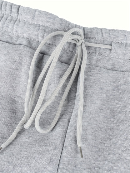 Effortless Wide Leg Cargo Pants for Women with High Waist Drawstring Relaxed Jogger Style