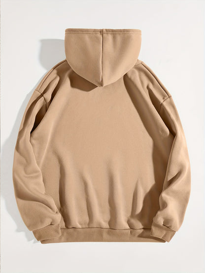 Comfortable Fleece Hoodie for Women with Drawstring Hood Long Sleeve Kangaroo Pocket Oversized Style
