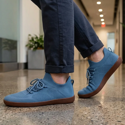 Comfortable Knit Sneaker for Women with Lace Up Sock Silhouette Breathable Athletic Style